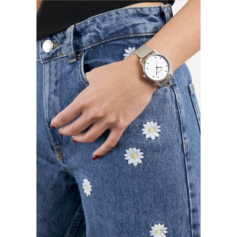 MARGARITAS 36MM WHITE DIAL IPRG MESH