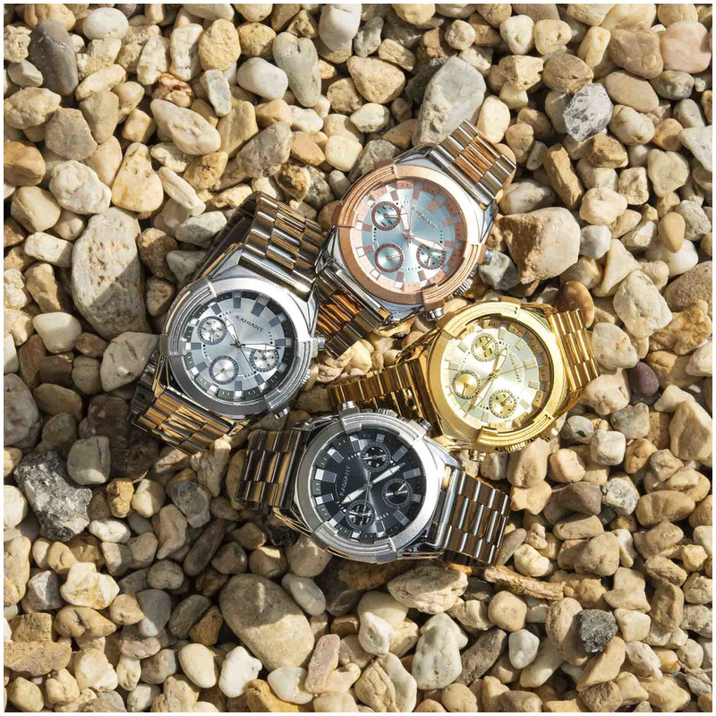 Reloj Hombre Continental 44MM Gris SS Brazalete, Acero, Gris Radiant