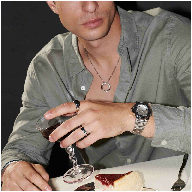 Collar Hombre Piti Anilla en Plata