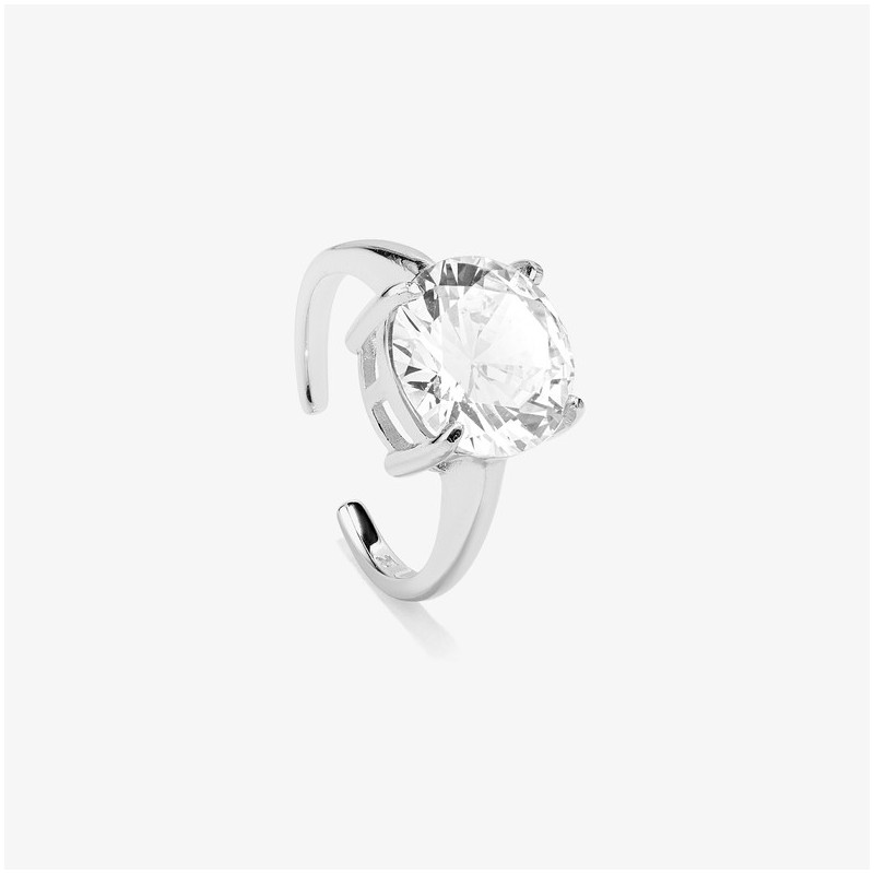 Anillo de Plata Cristal Blanco colección FIRST CLASS Radiant