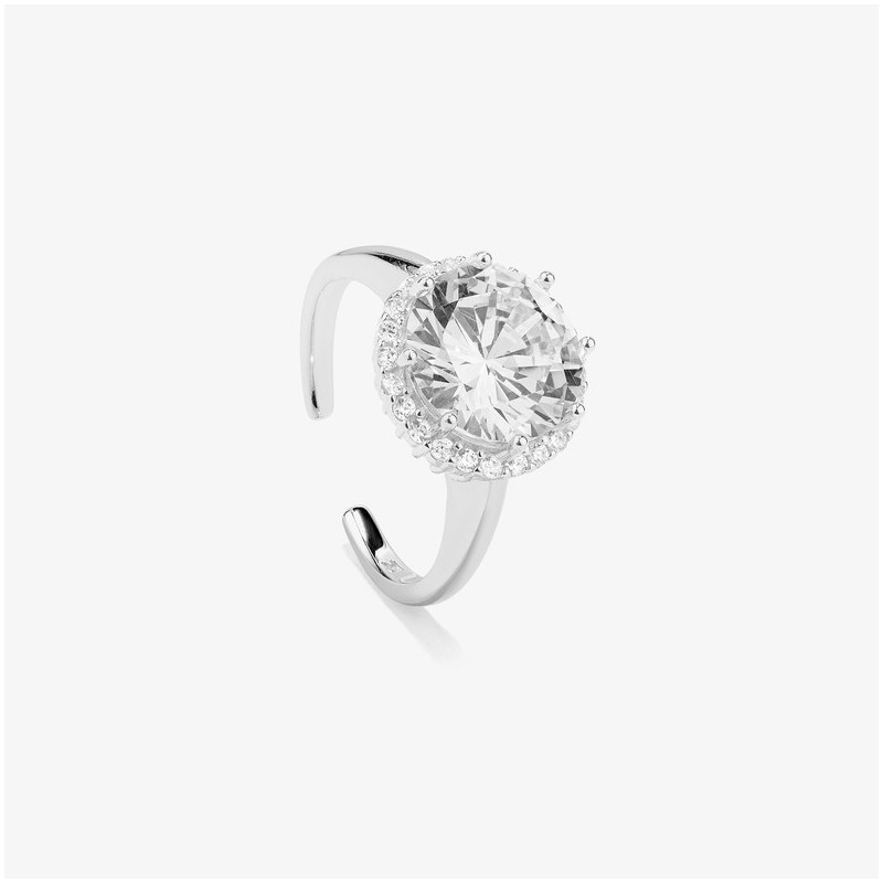 Anillo de Plata Cristal Blanco colección FIRST CLASS Radiant