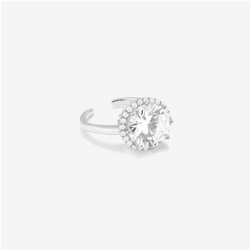 Anillo de Plata Cristal Blanco colección FIRST CLASS Radiant