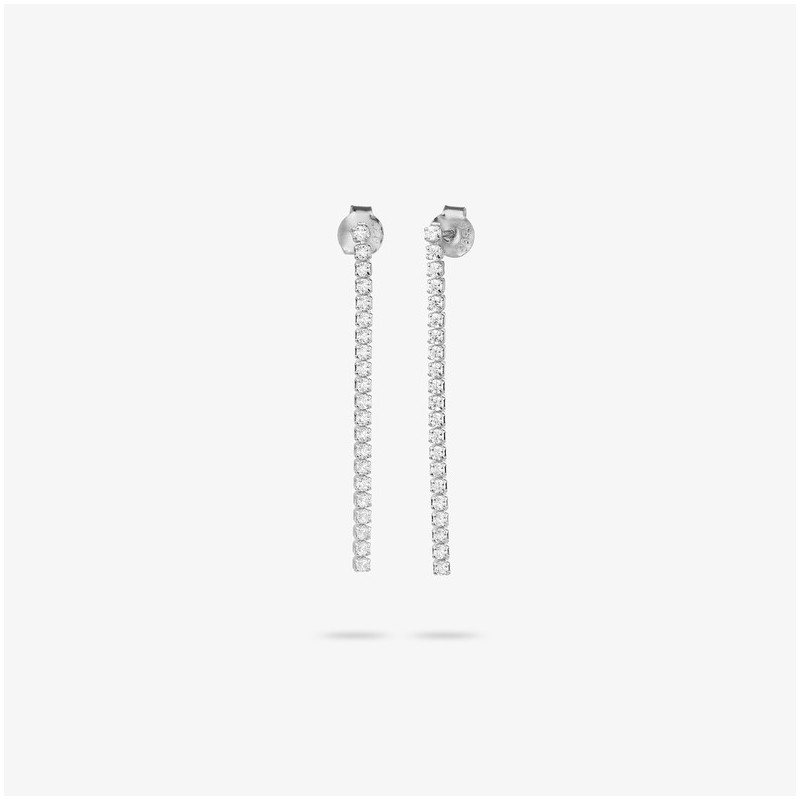 Pendientes de Plata Cristal colección FIRST CLASS Radiant