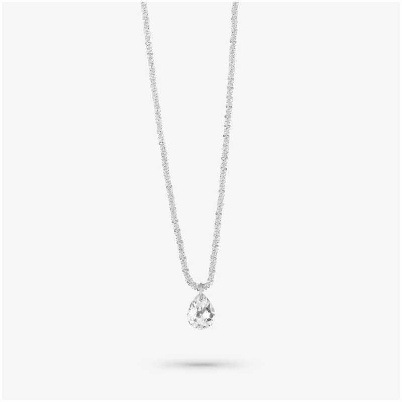Collar de Plata Cristal Blanco colección FIRST CLASS Radiant
