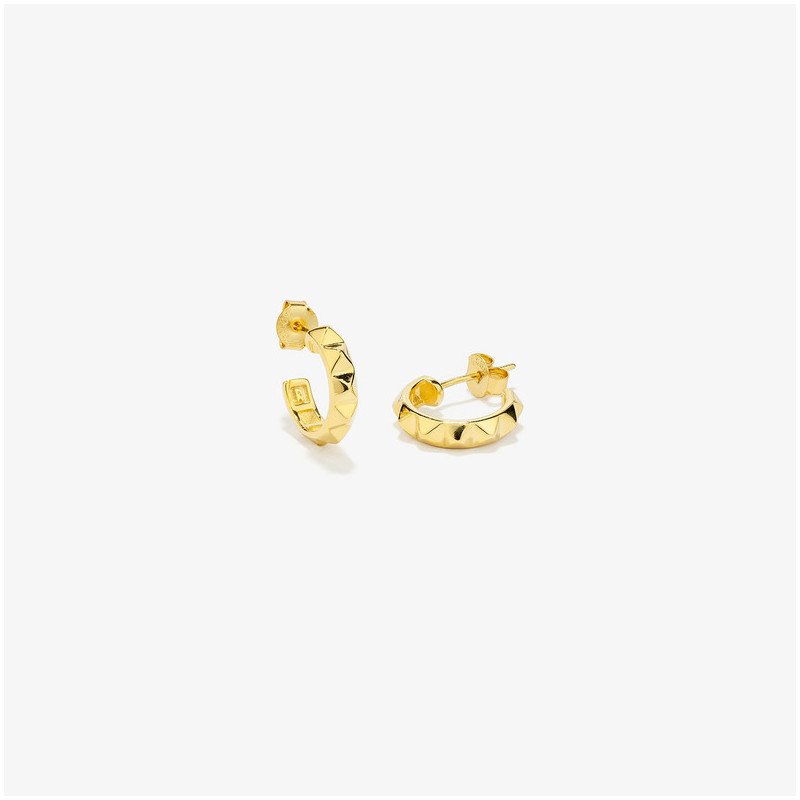 Pendientes de Aro de Oro colección PUNK Radiant