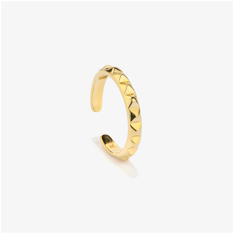 Anillo Redondo de Oro colección PUNK Radiant