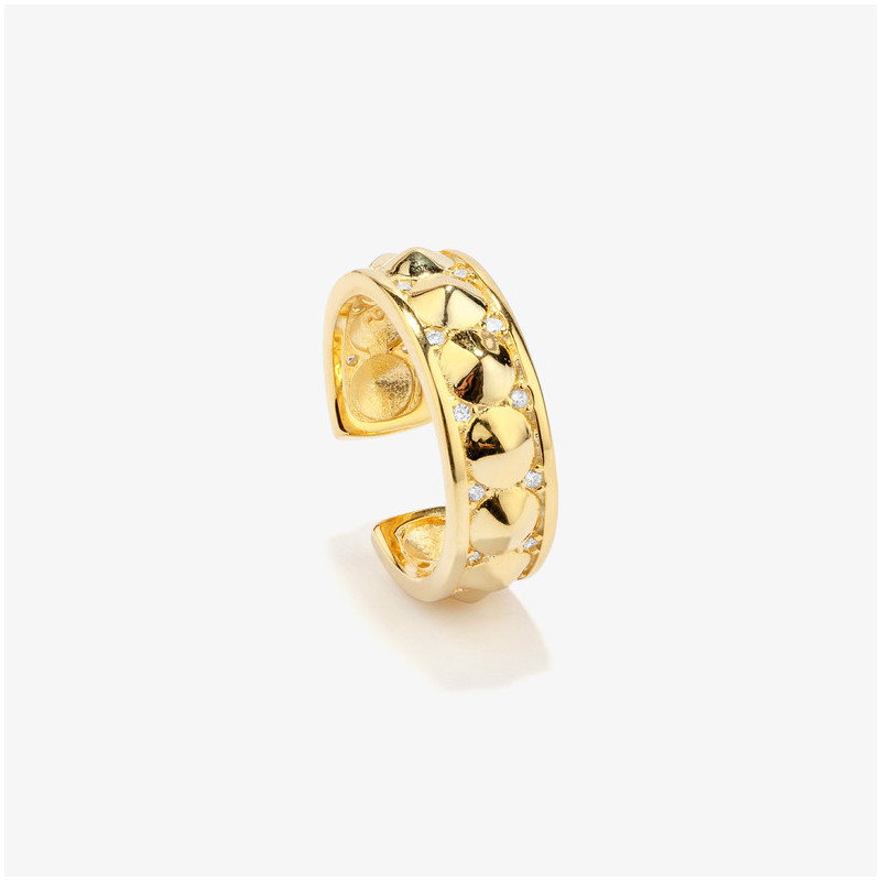 Anillo Ancho de Oro colección PUNK Radiant