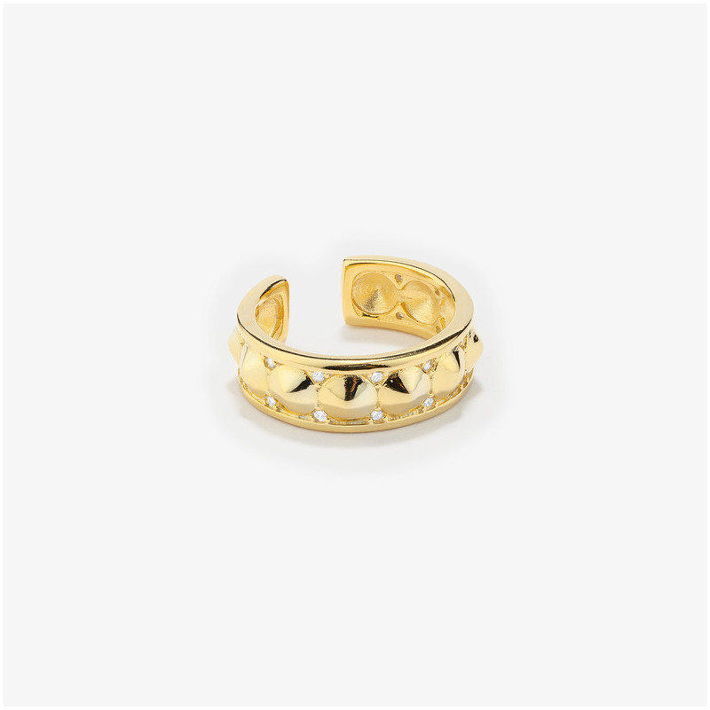 Anillo Ancho de Oro colección PUNK Radiant