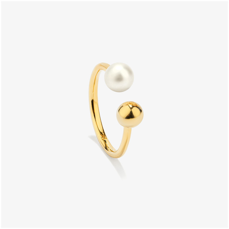 Anillo de Oro con Perla colección EMILY IN PARIS Radiant