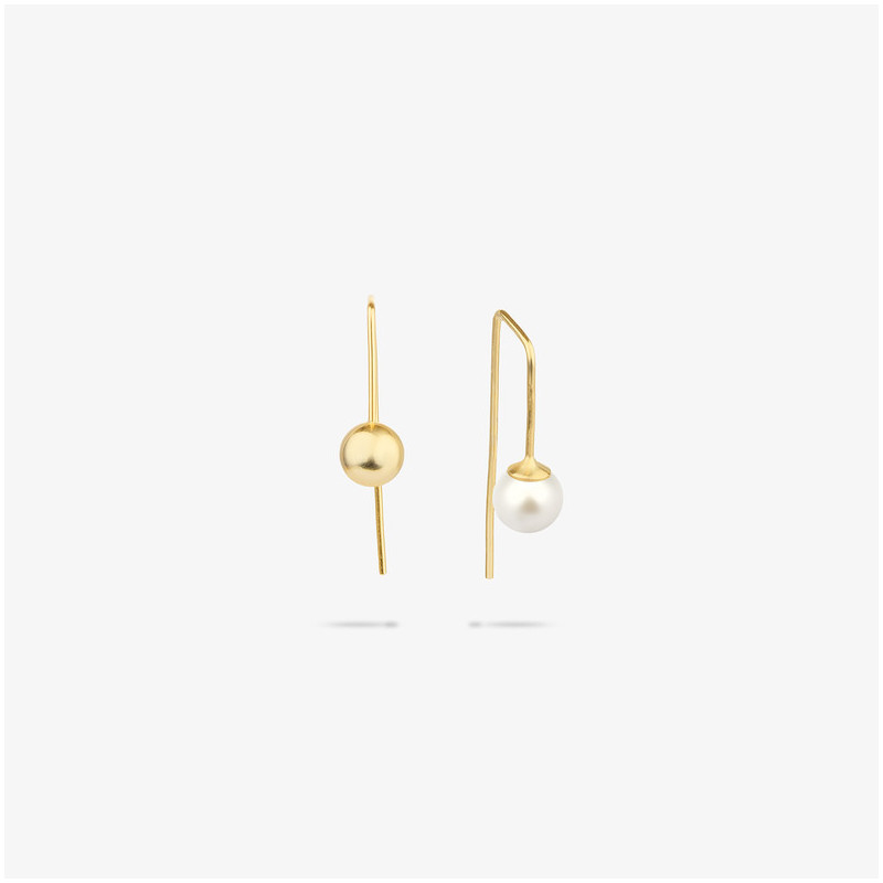Pendientes de Oro con Perla colección EMILY IN PARIS Radiant