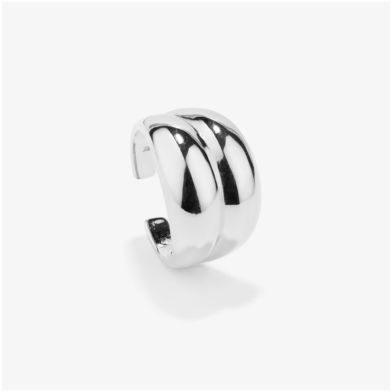 Anillo de formas en volumen de plata Radiant