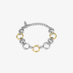 Pulsera Mujer Zendaya Bitone | Diseño Elegante en Dos Tonos