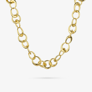 Collar Mujer Blair Oro | Diseño Moderno en Eslabones Dorados