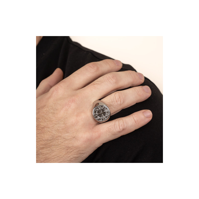 Anillo Hombre Hunter Moneda Plata