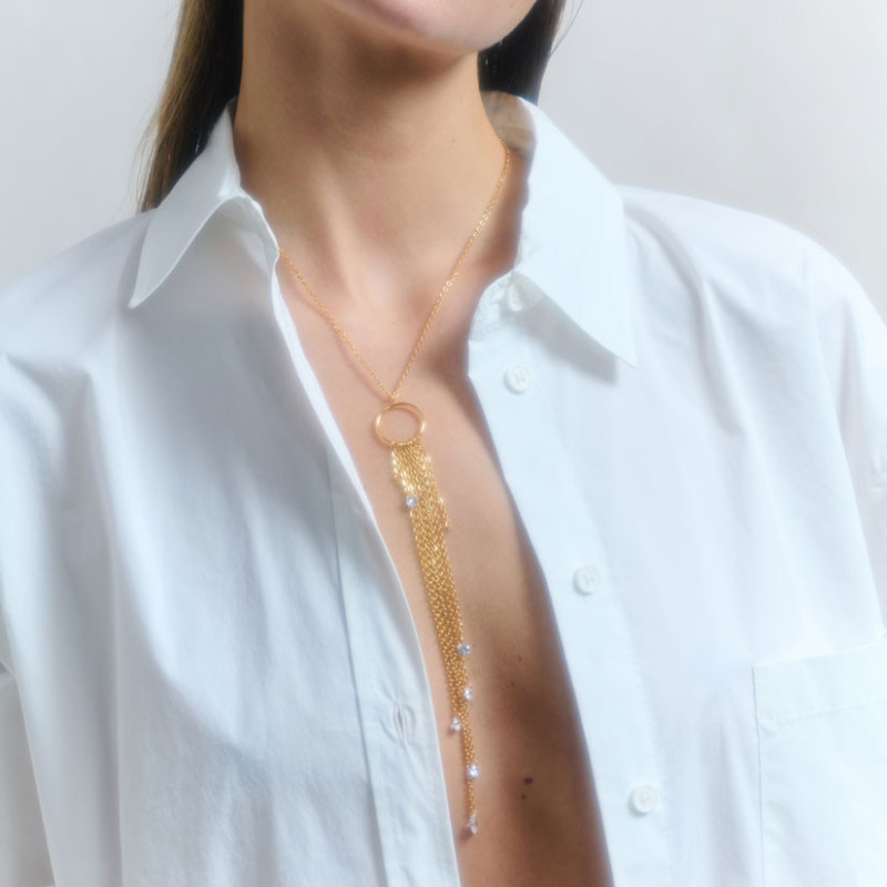 Collar Mujer Myfair Cascade Plata | Diseño en Cascada Elegante
