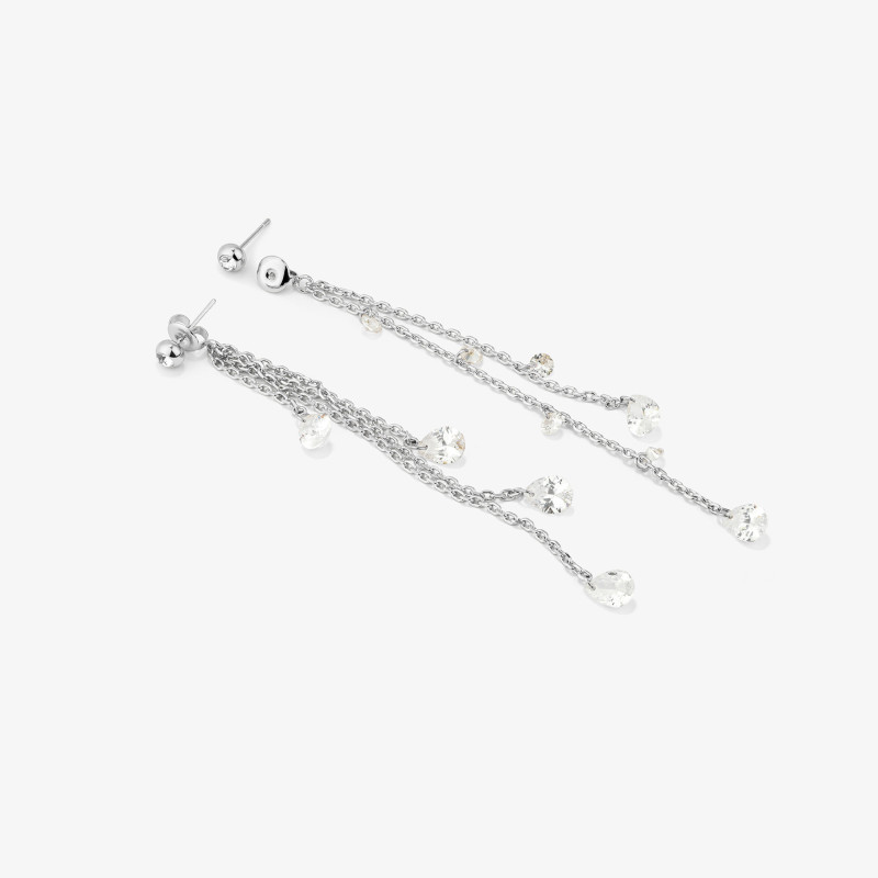 Pendientes Mujer Largos Myfair Plata | Diseño Elegante y Sofisticado