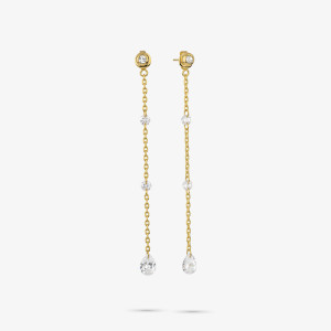 Pendientes Mujer Myfair Drop Oro | Diseño Colgante Elegante