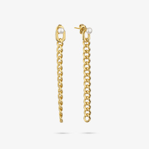 Pendientes Mujer Emily Chain Oro