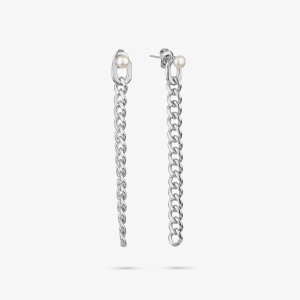 Pendientes Mujer Emily Chain Plata