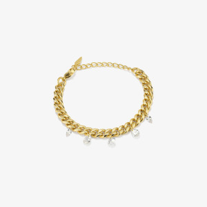 Pulsera Mujer Gaga Queen Oro | Diseño Sofisticado en Maxi Eslabones
