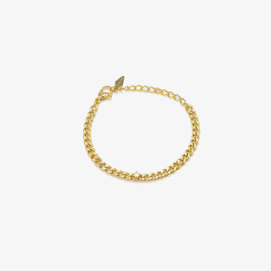 Pulsera Mujer Gaga Oro | Maxi Eslabones Dorados Modernos