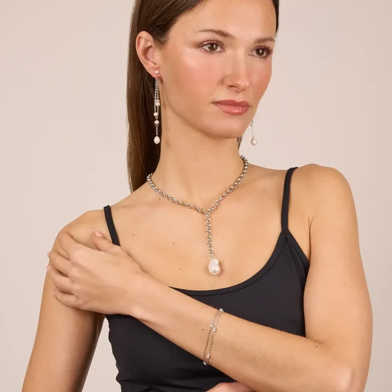 Conjunto Silver Pearls