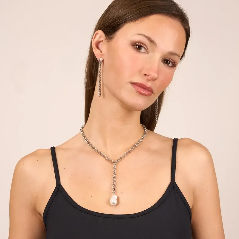 Conjunto Emily Chains en Plateado