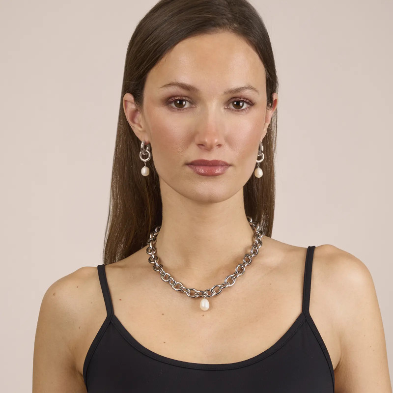 Conjunto Call me Emily en Plateado