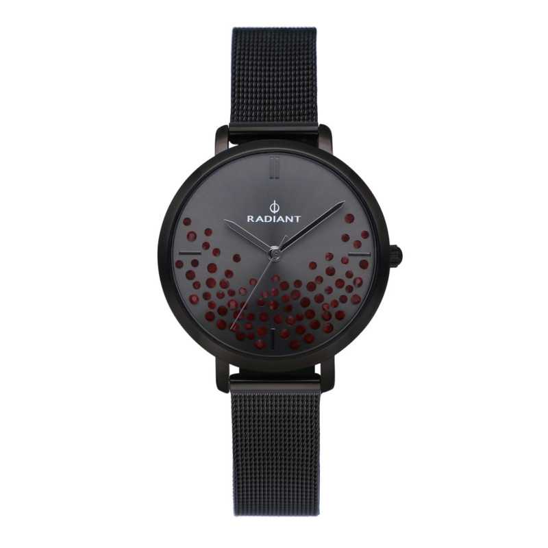 ELLA 36MM GUN DIAL BLACK MESH