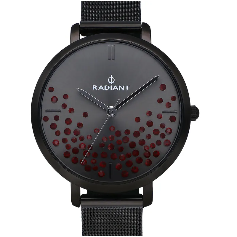 ELLA 36MM GUN DIAL BLACK MESH