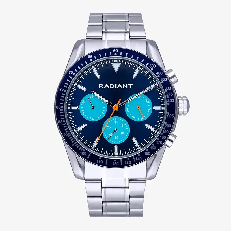 TIDEMARK 45MM MULTI DIAL IPSILVER BRAZ