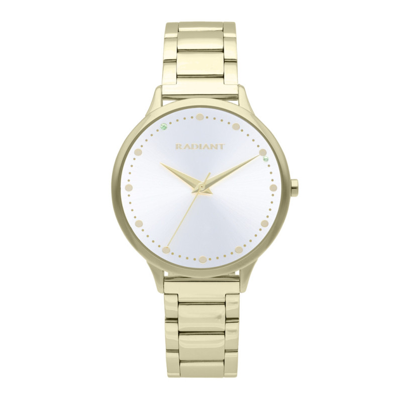 WISH 38MM IPSILVER DIAL IPG BRACELET
