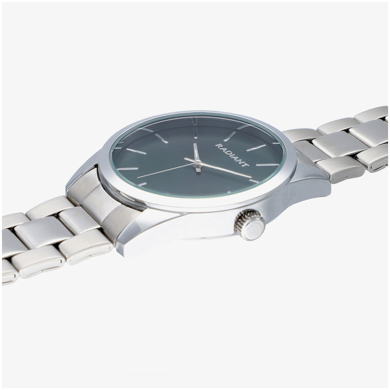 Reloj Hombre Basic42 Verde/Plata