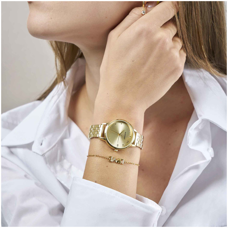 SRI LANKA 33,5MM GOLD DIAL IPG BRACELET