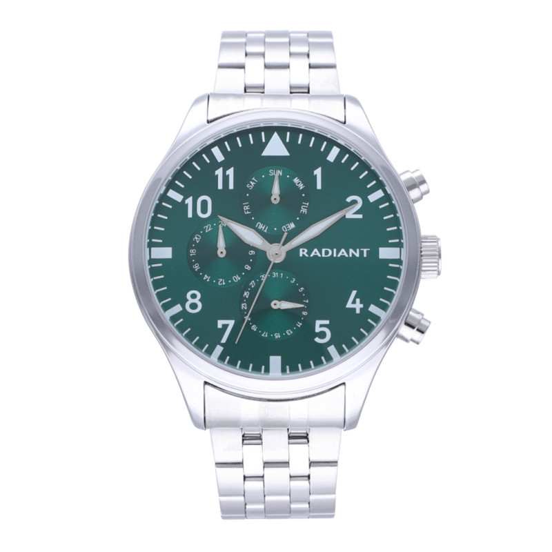 CAIMAN 43MM MULTI GREEN DIAL SS BRACELET