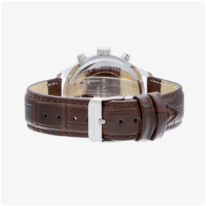 Radiant Caiman Reloj de Hombre Plateado