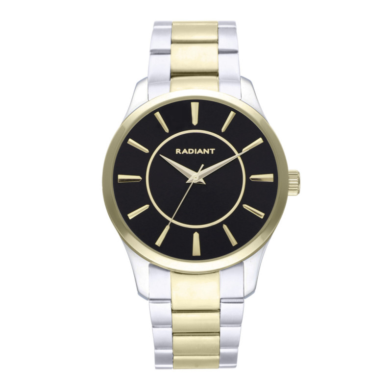 MALLORCA 44MM BLACK DIAL BITONE GOLD BRA