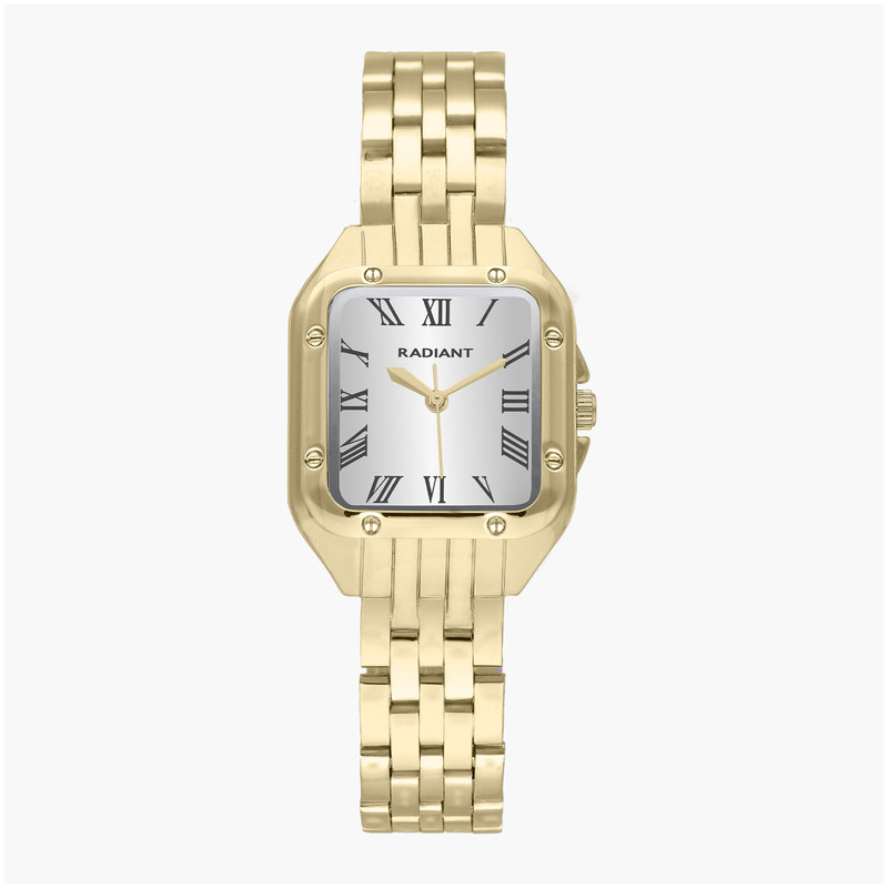 BAHAMAS 28MM WHITE DIAL IPG BRACELET