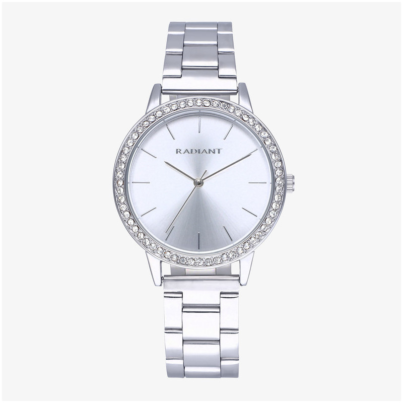 Reloj Mujer Christy 36MM Plata  Brazalete Acero Plateado Radiant