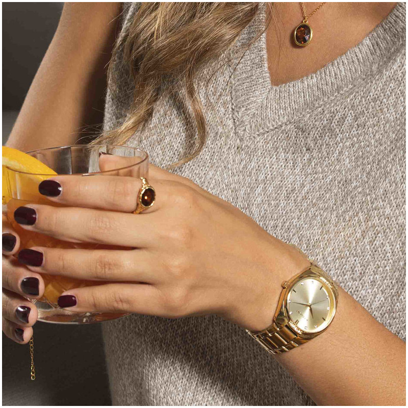 Reloj Mujer Tais 36MM IPG IPG Brazalete, Acero, Dorado Radiant
