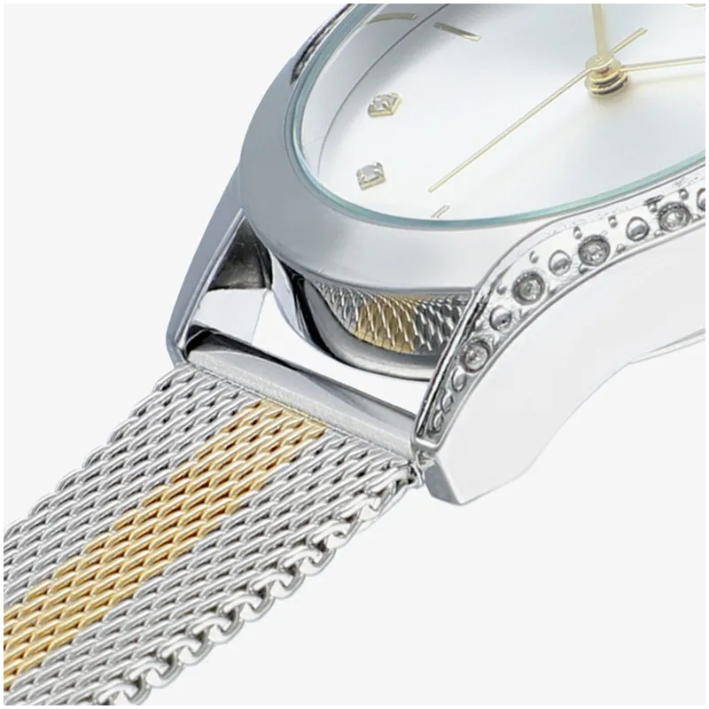 Reloj Mujer Tigy Bitone Mesh