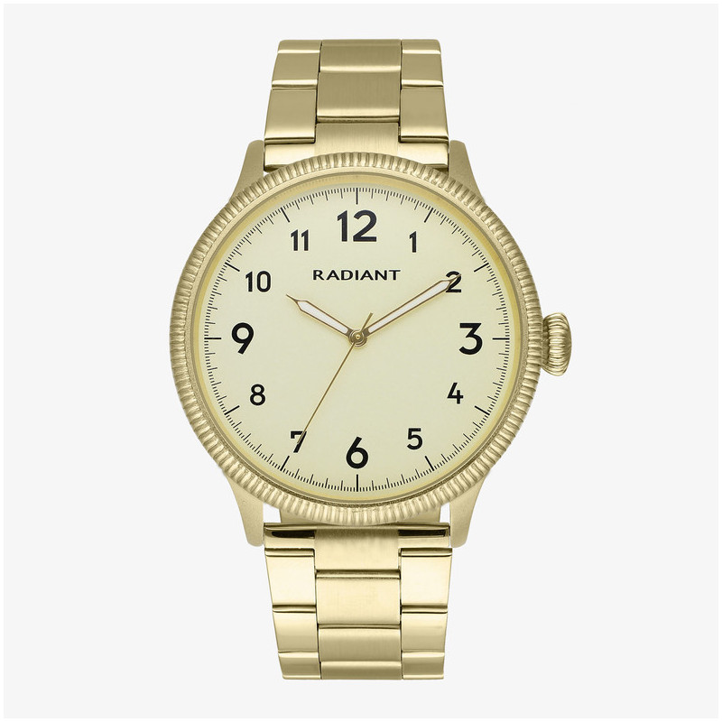 Reloj Hombre Timmy 44MM Oro IPG Brazalete, Acero, Dorado Radiant
