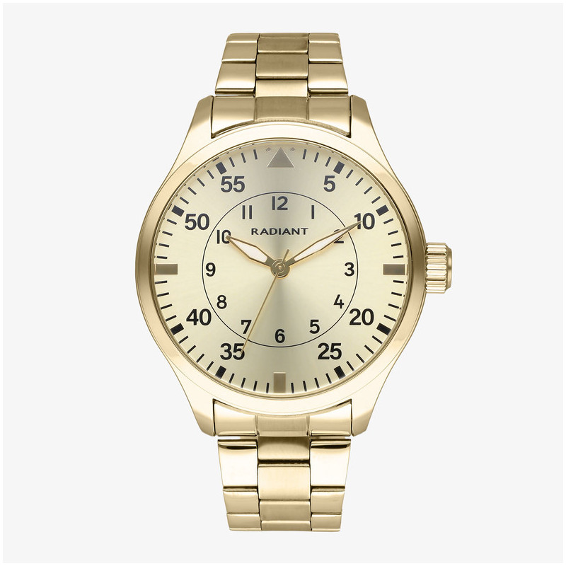 Reloj Hombre Dynamo 43MM Oro IPG Brazalete, Acero, Dorado Radiant