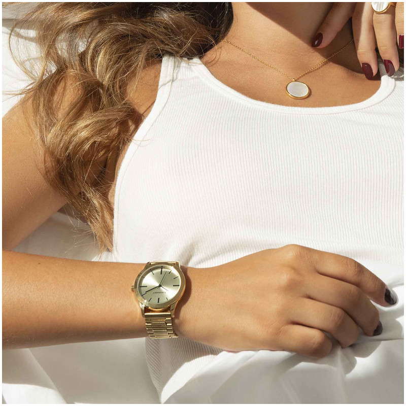 Reloj Mujer Bettina Oro IPG Brazalete, Acero, Dorado Radiant