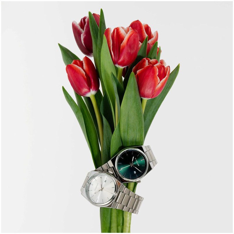 Radiant Air Reloj de Mujer Dorado con Esfera Verde