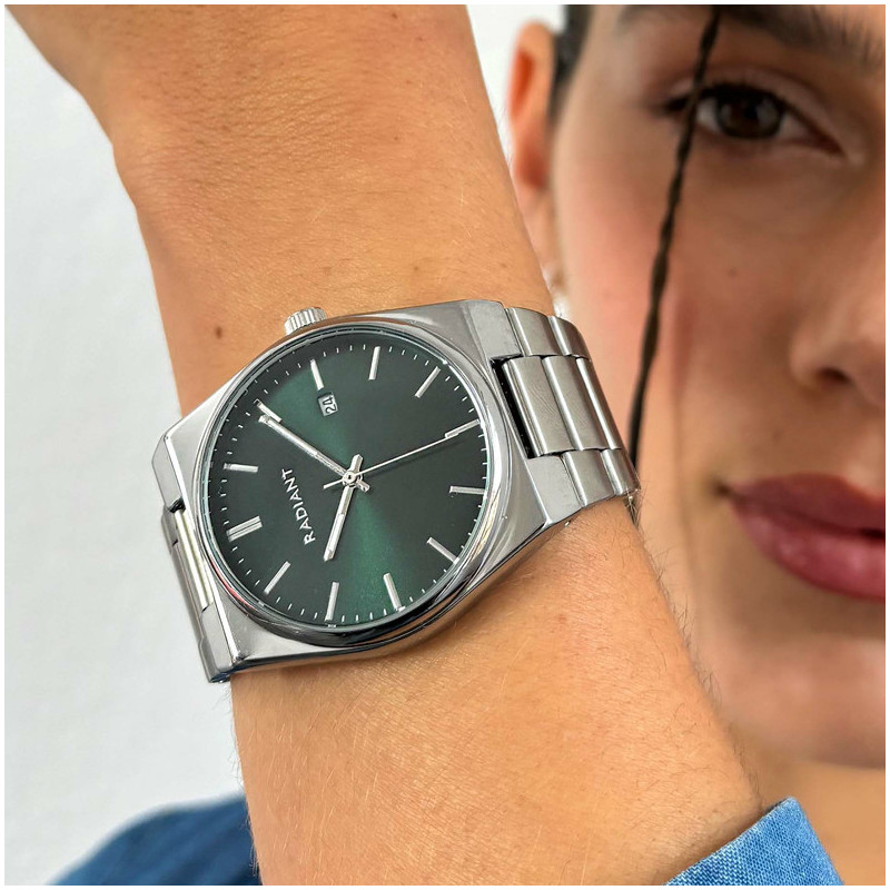 Radiant Air Reloj de Mujer Dorado con Esfera Verde
