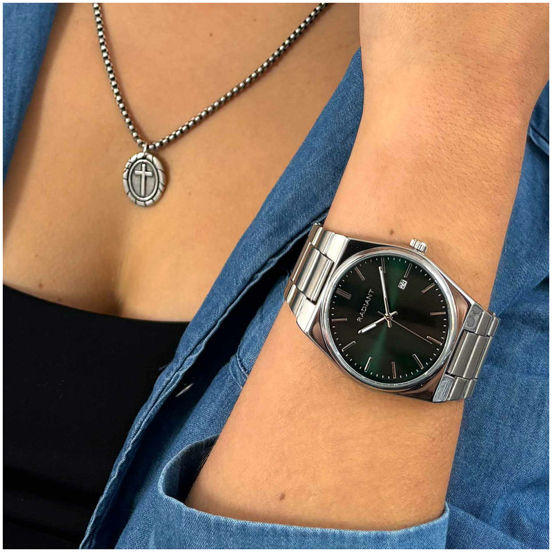 Radiant Air Reloj de Mujer Dorado con Esfera Verde