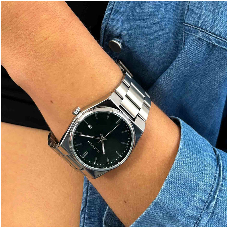 Radiant Air Reloj de Mujer Dorado con Esfera Verde