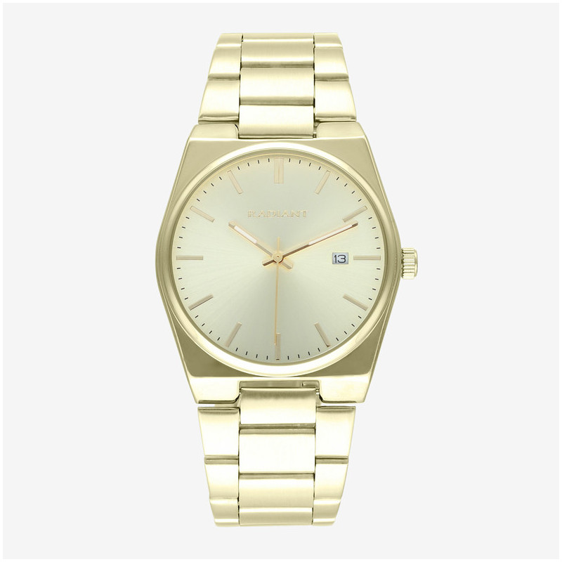 Radiant Air Reloj de Mujer Dorado con Brazalete de Acero