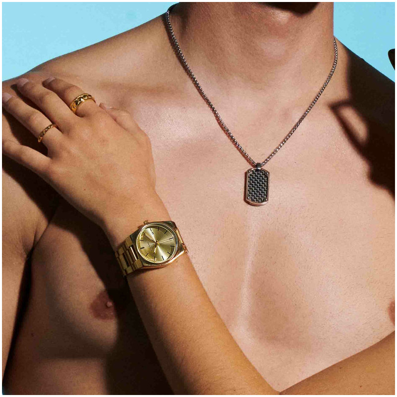 Radiant Air Reloj de Mujer Dorado con Brazalete de Acero